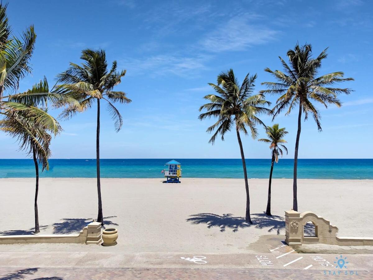 Free Parking, Bay View, Pool, Step To Beach Hollywood Ngoại thất bức ảnh